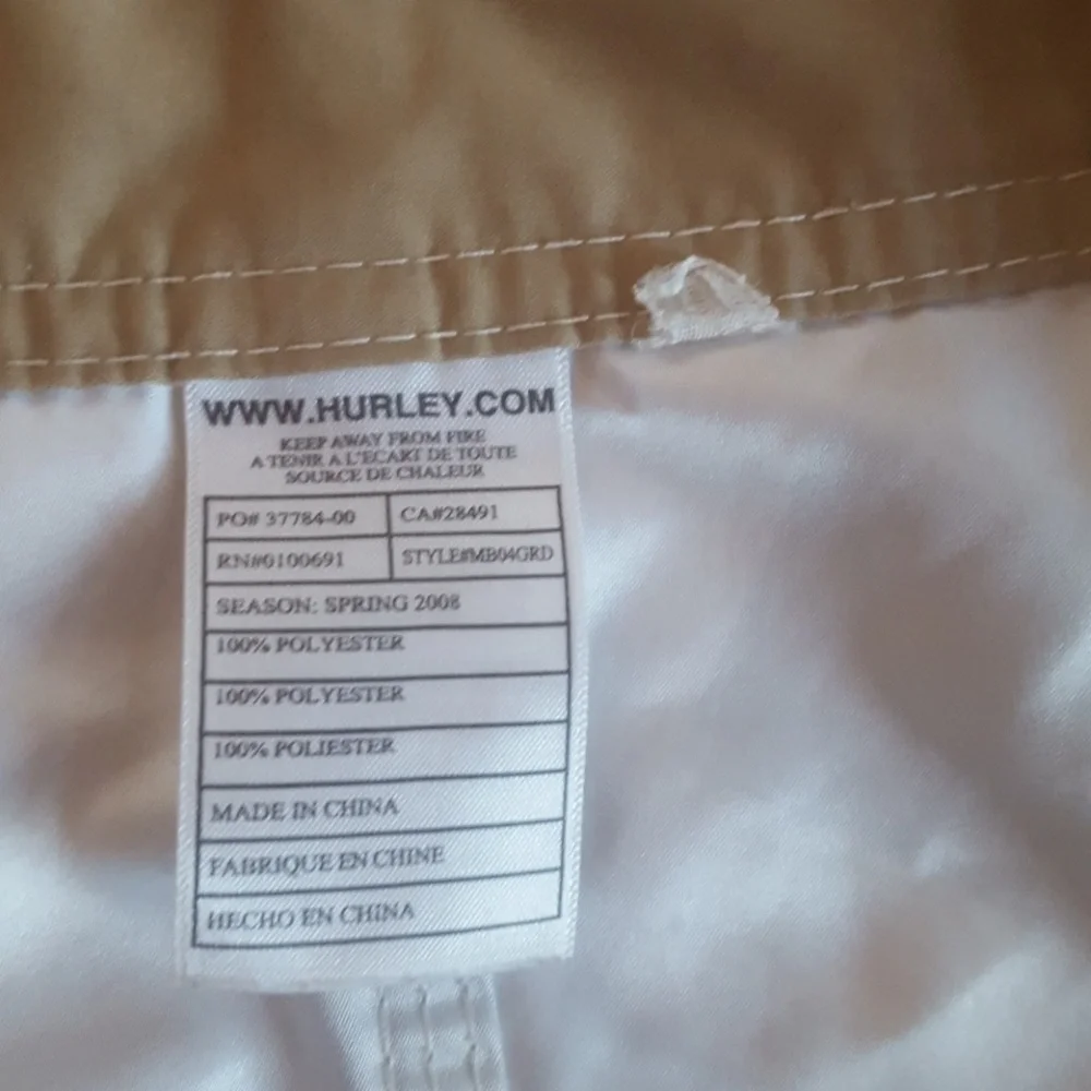 Hurley swim shorts fit mens size 34
